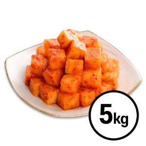 국산무 깍두기 5kg / 깔끔하고 개운한맛